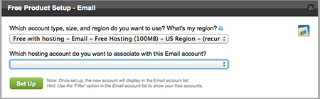 GoDaddy server settings