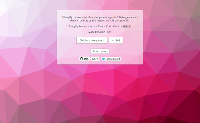 Polygonal background, low poly website design